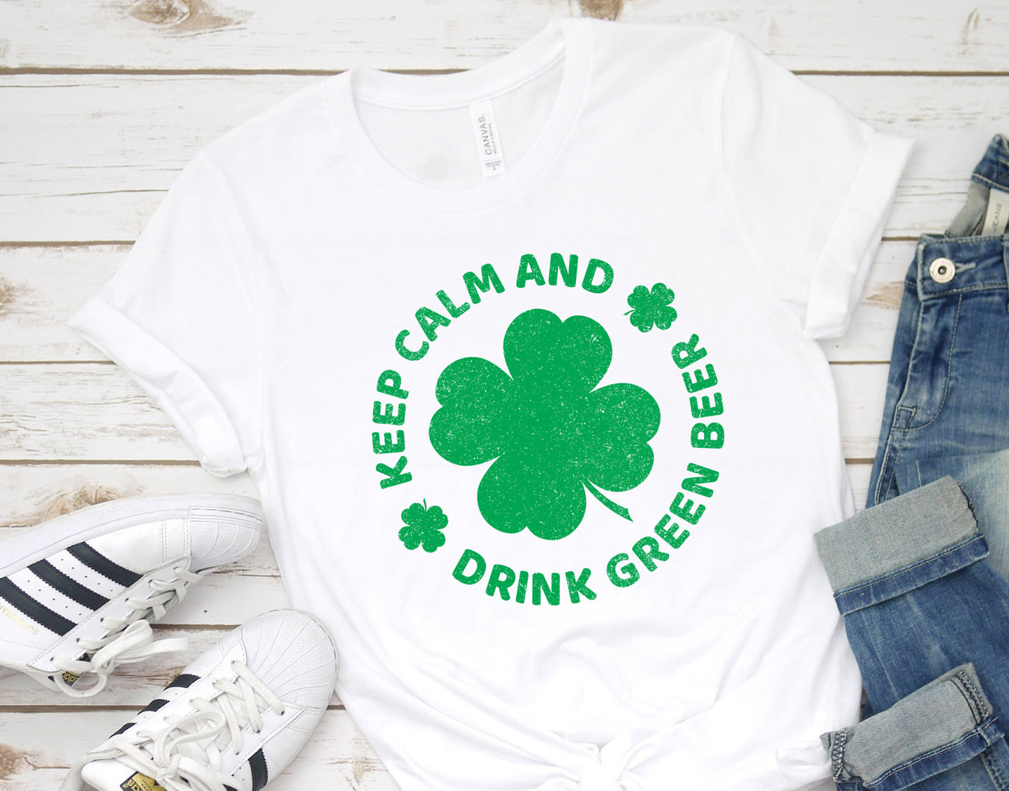 Keep Calm and Drink Green Beer T-Shirt, Funny St. Patrick’s Day Sweatshirt