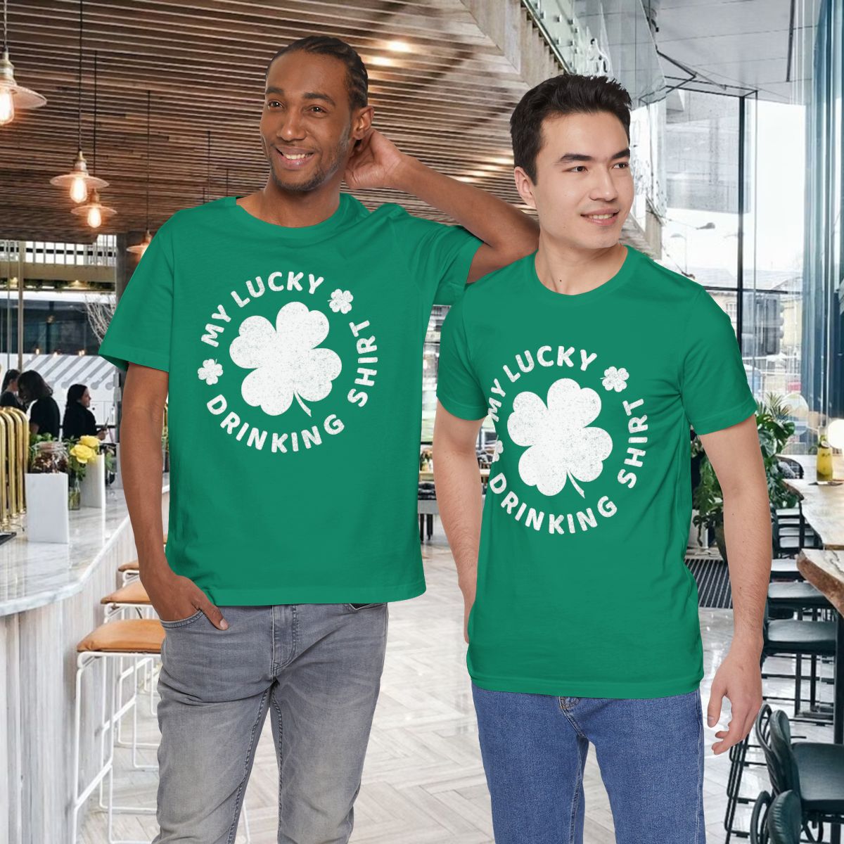 My Lucky Drinking T-Shirt, Funny St. Patrick’s Day Shirt, Irish Pub Crawl Tee