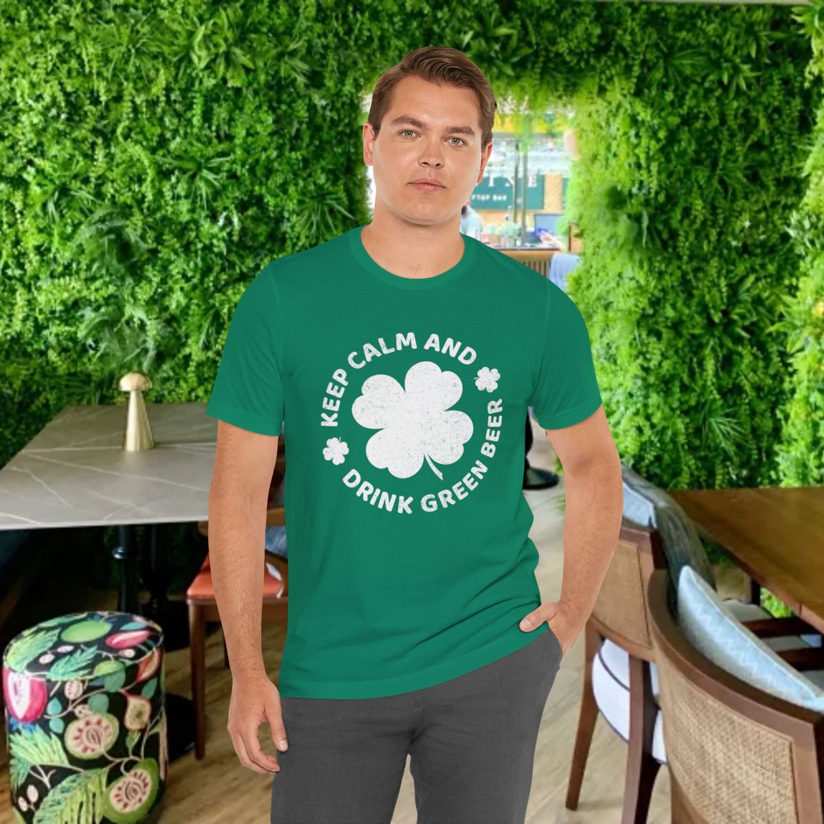 Keep Calm and Drink Green Beer T-Shirt, Funny St. Patrick’s Day Sweatshirt