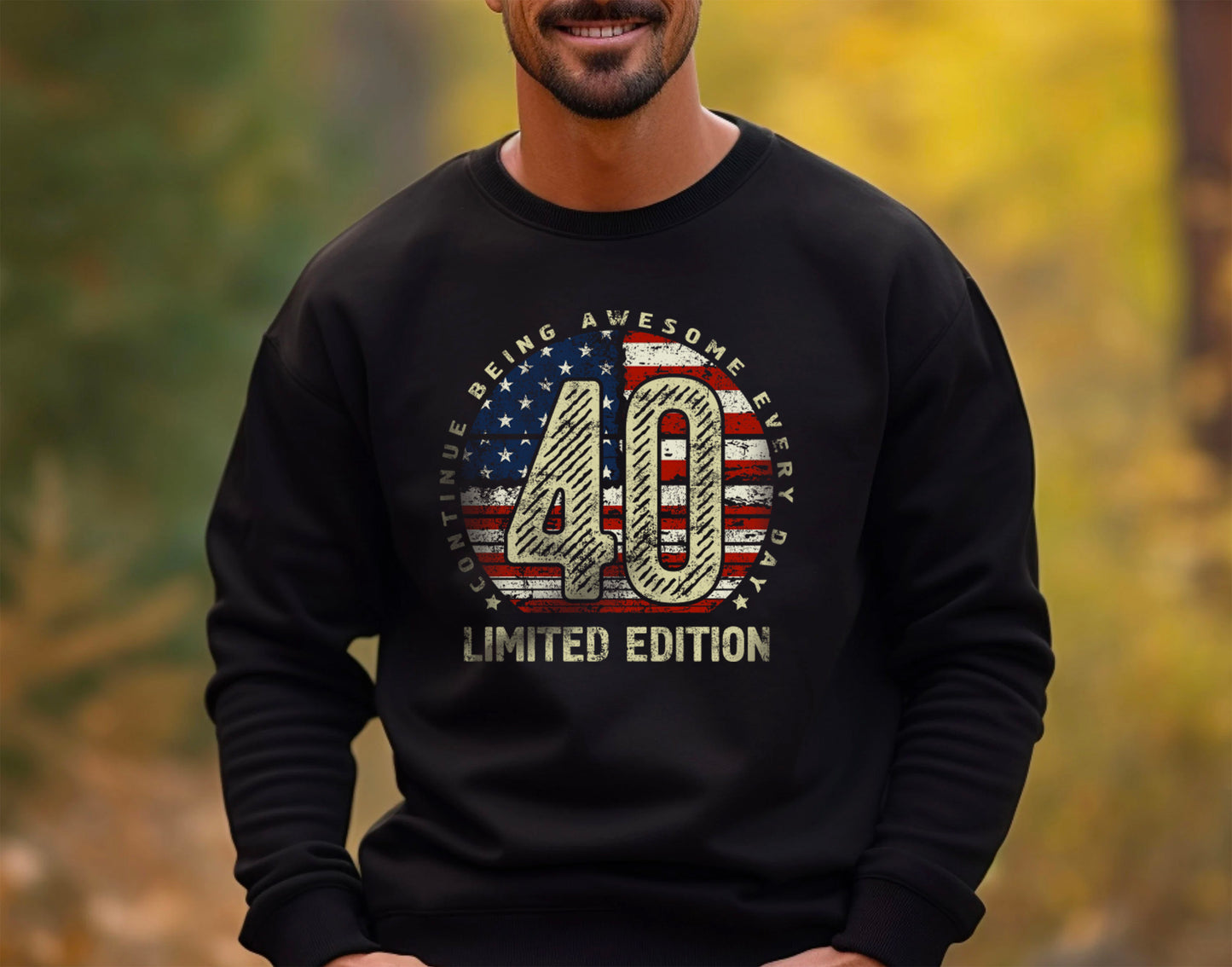 40th birthday Gift t-shirt for Men or Women, Turning 40 Celebration Tee, Made in USA Party Shirt