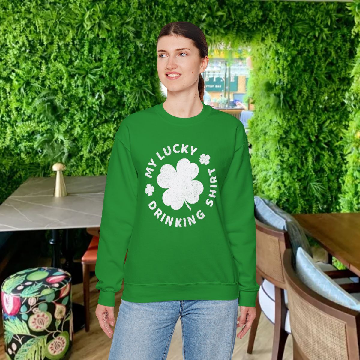 My Lucky Drinking T-Shirt, Funny St. Patrick’s Day Shirt, Irish Pub Crawl Tee