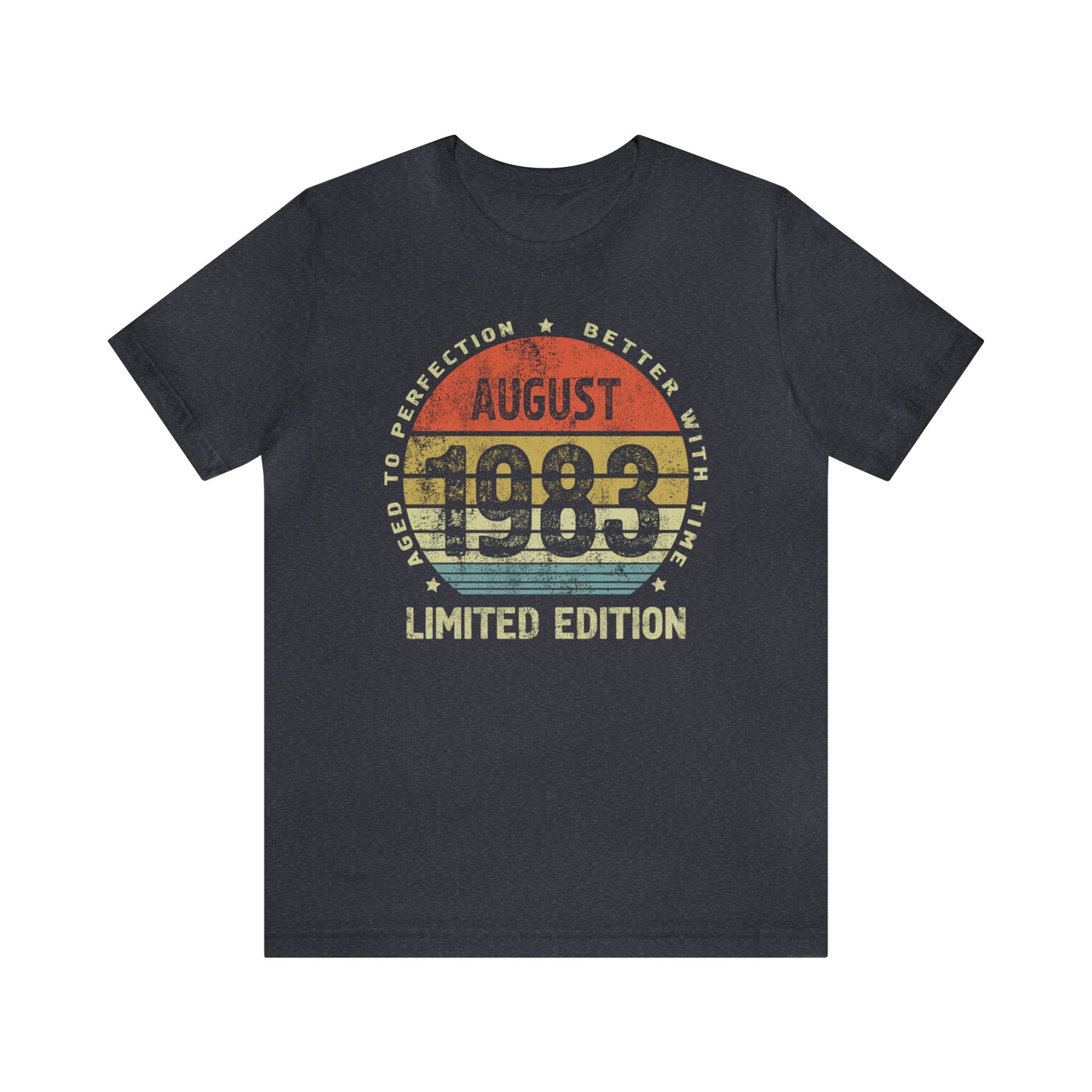 Birthday gift for men or women, August 1983 birthday gift shirt for wife or husband, 40 anniversary Shirt for brother or sister