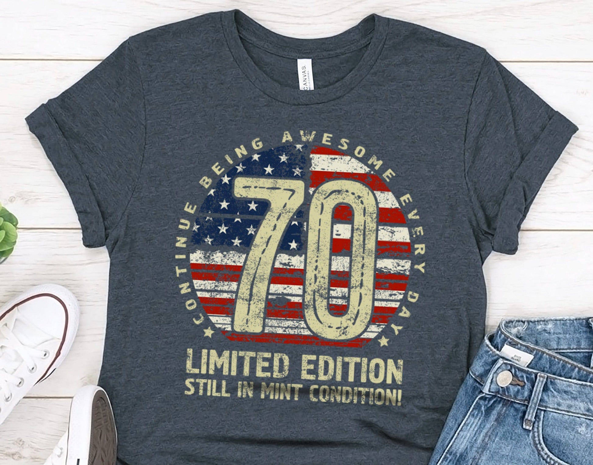 70th Birthday Gift t-shirt for Men