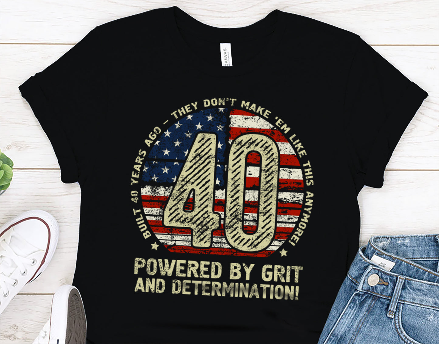 Turning 40 Gift T-Shirt for Men or Women, 40th Birthday Sweatshirt for Him or Her 011