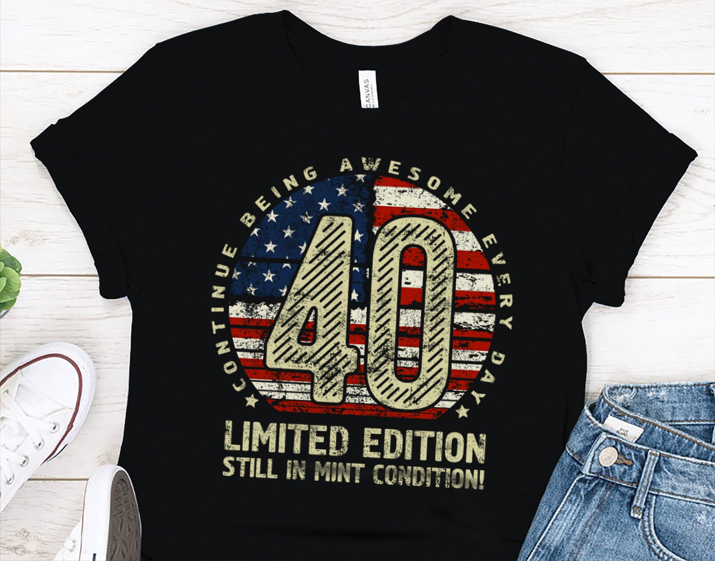 40th birthday gifts for men or women, 40 anniversary gift sweatshirt for wife or husband, sister or  brother 009