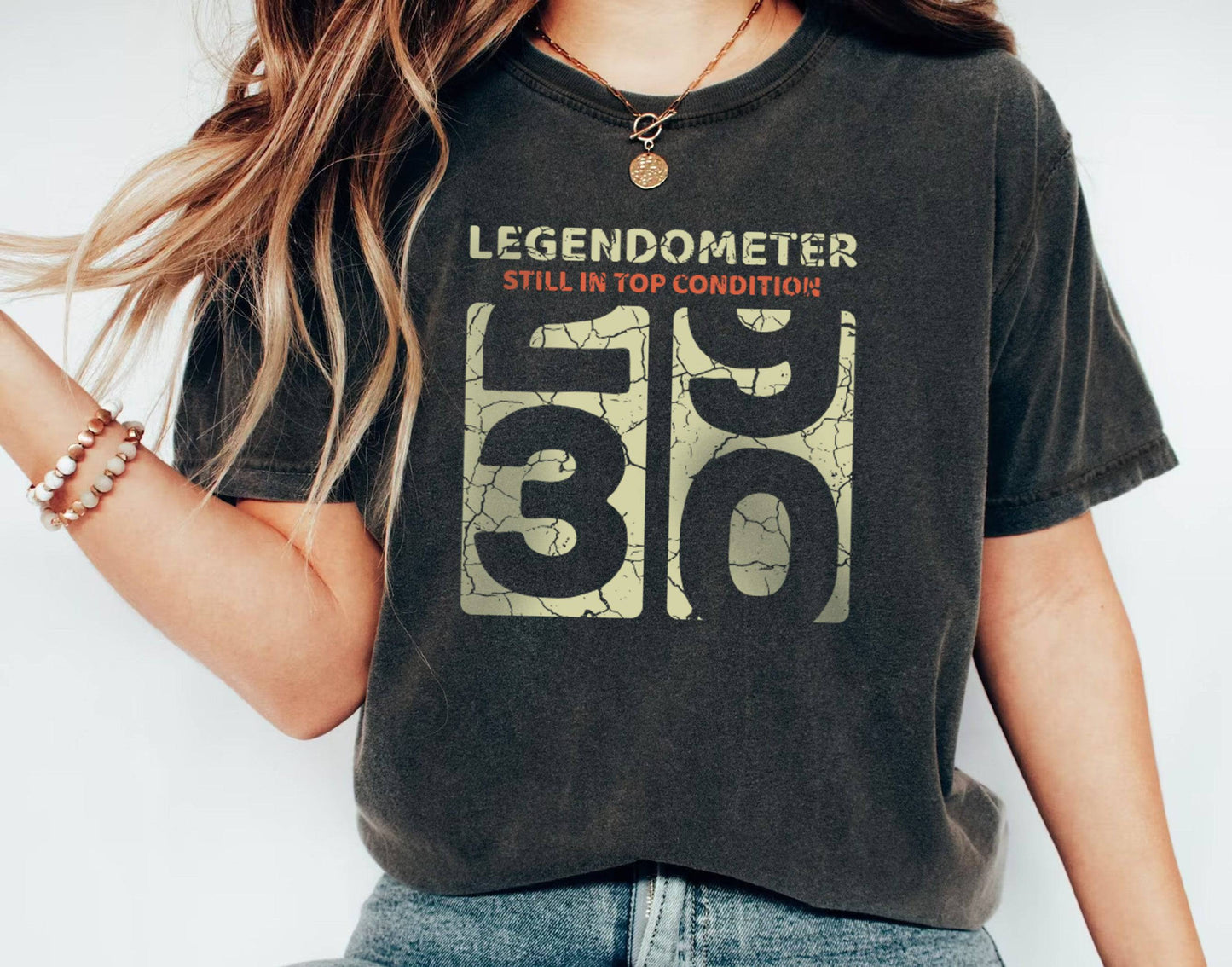 30th Birthday Shirt for Men and Women Legendometer 30 Sweatshirt