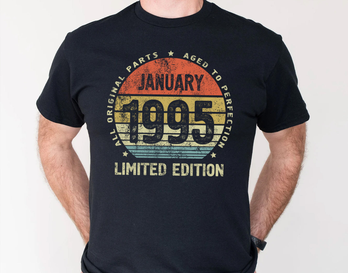 January 1995 Birthday gift T-Shirt for men or women | 30th anniversary Retro Birthday Gift  Sweatshirt