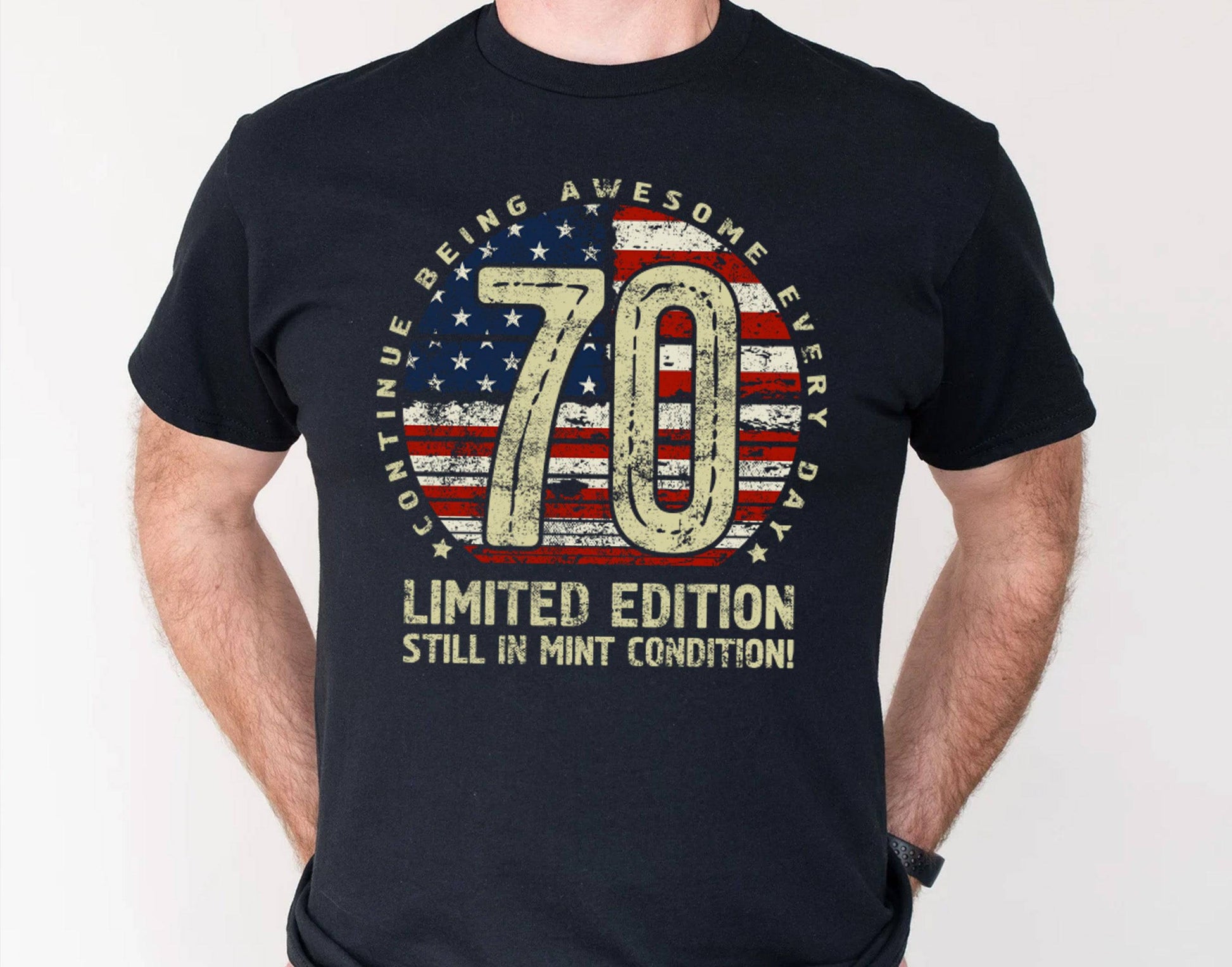 70th Birthday Gift t-shirt for Men