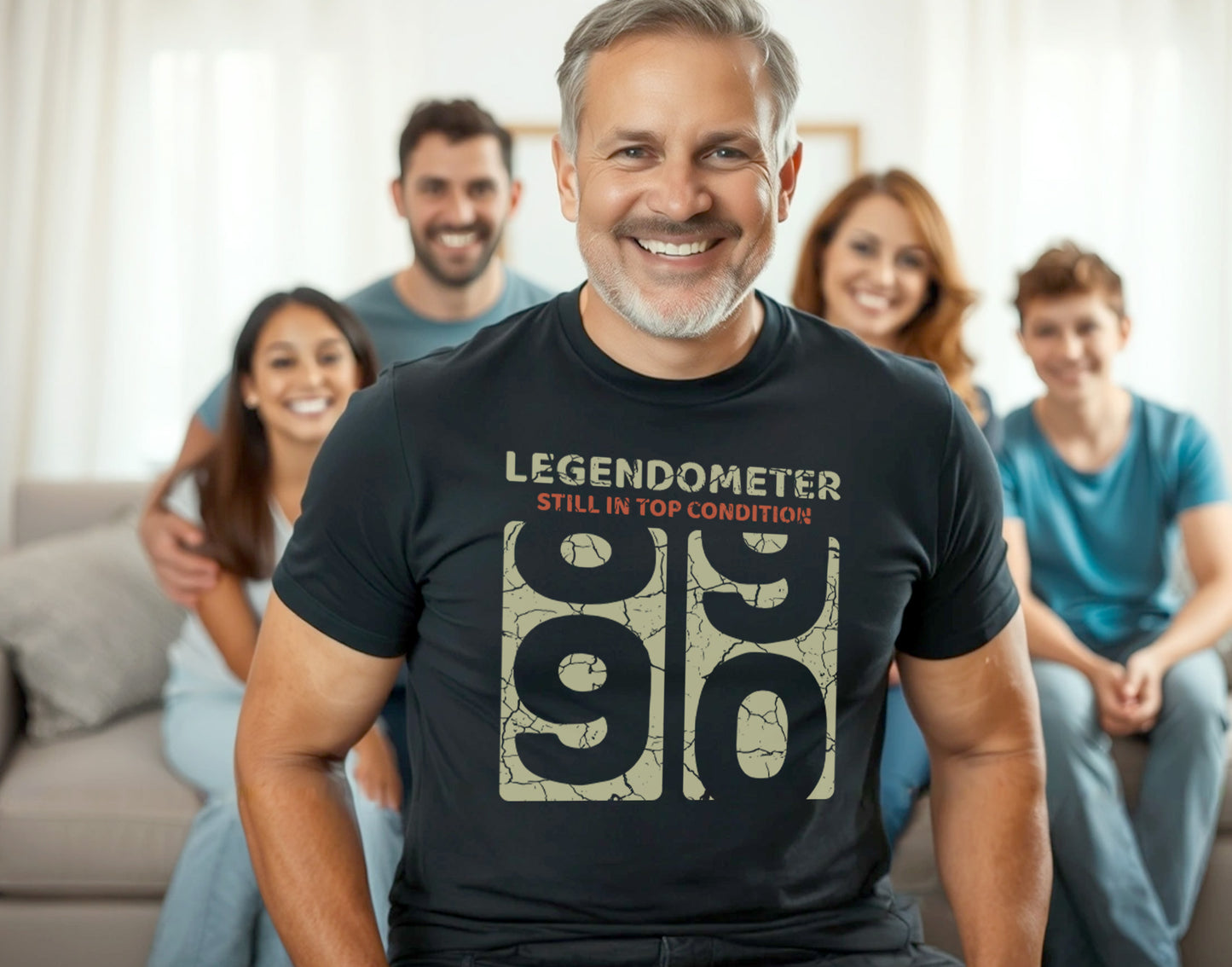 90th Birthday Shirt for Men and Women Legendometer 90 Sweatshirt