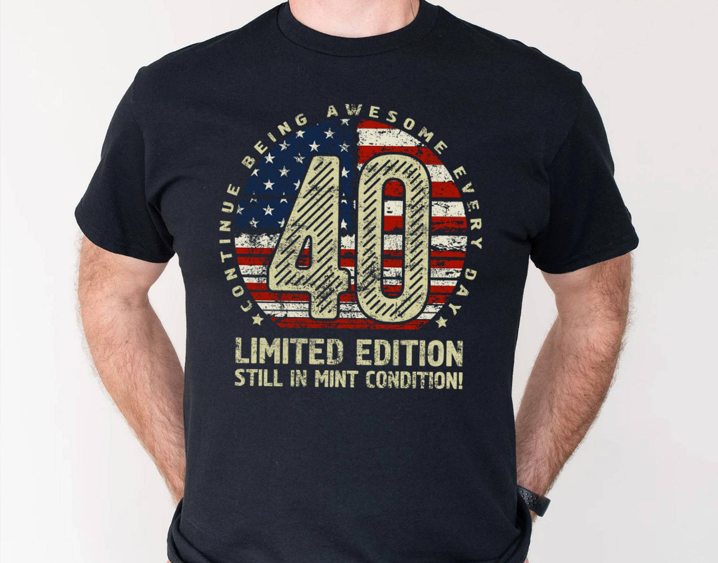 40th birthday gifts for men or women, 40 anniversary gift sweatshirt for wife or husband, sister or  brother 009