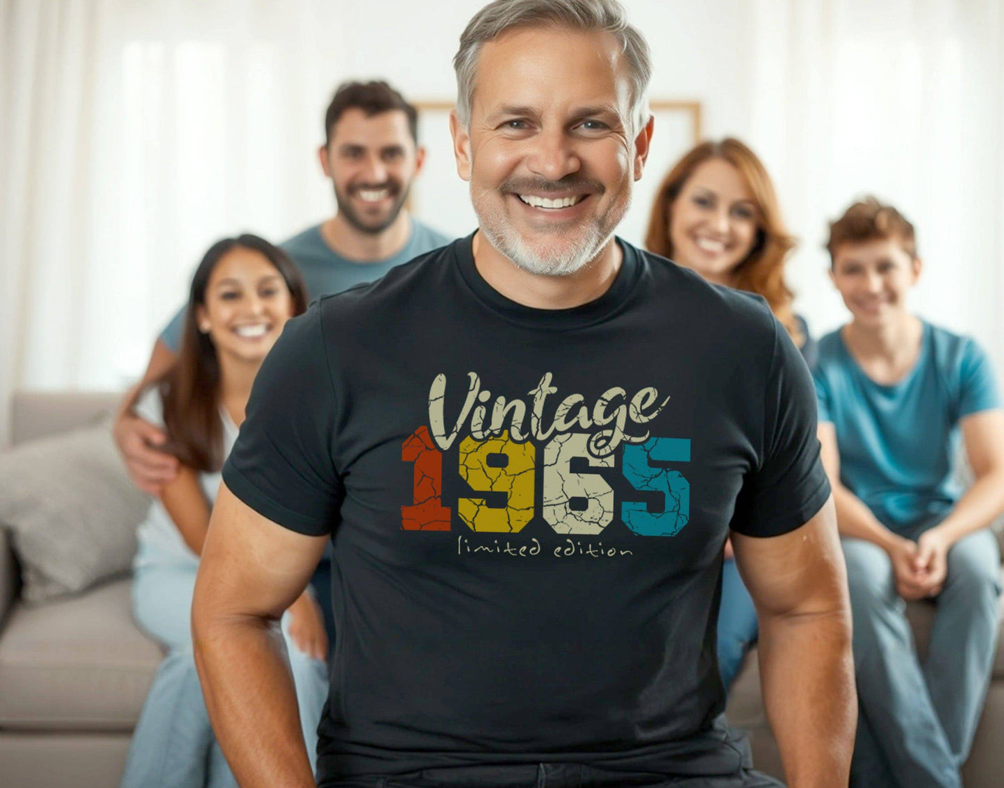 Vintage 1965 Limited Edition T-Shirt for Him - Birthday Gift Sweatshirt for Women & Men