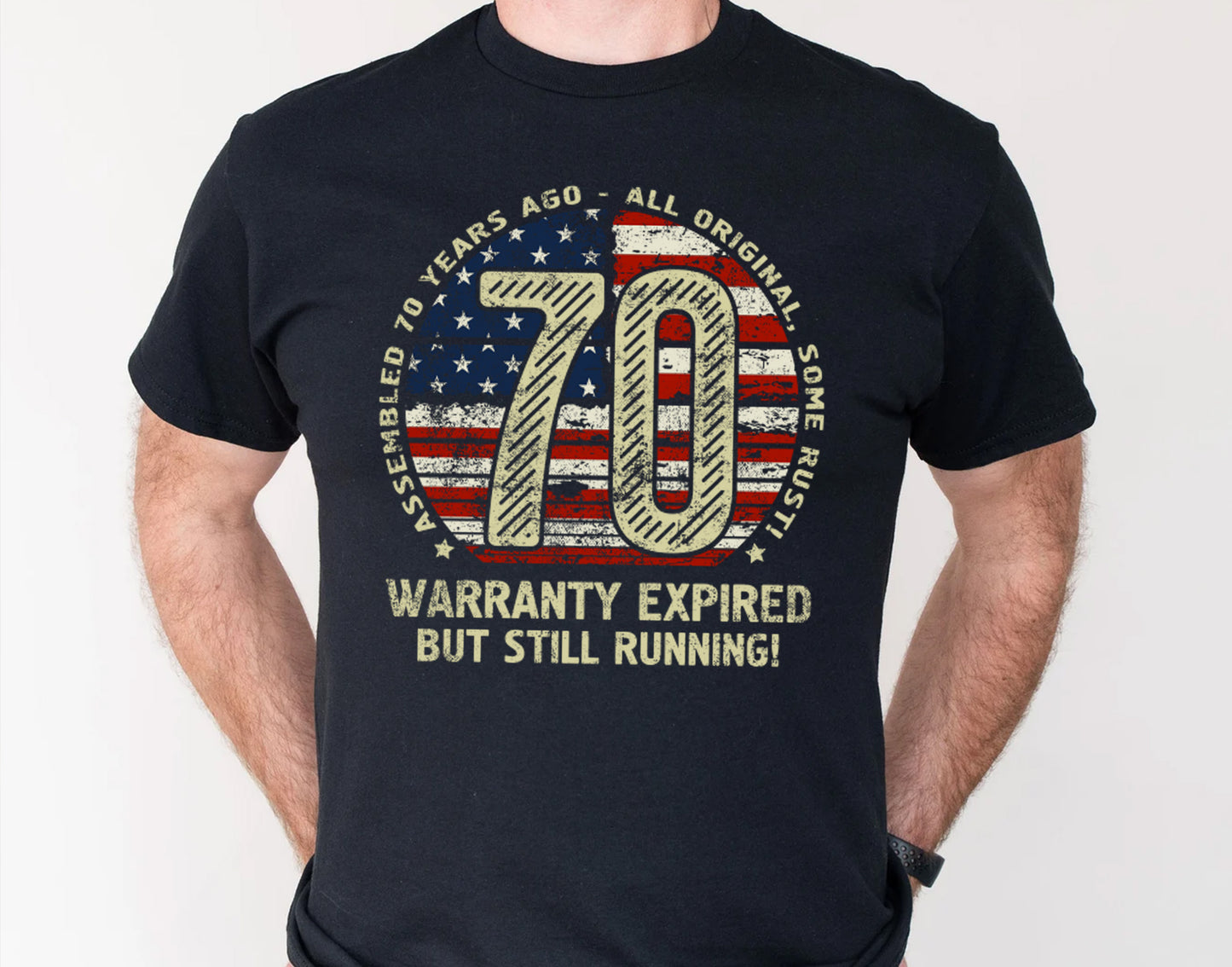 Turning 70 Sweatshirt for Men or Women, 70th Birthday Gift t-shirt for Men 011