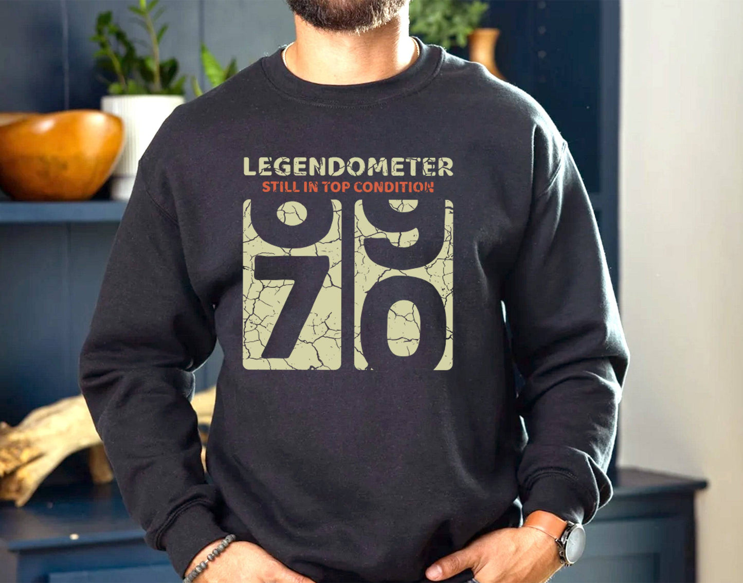 70th Birthday sweatshirt for Men