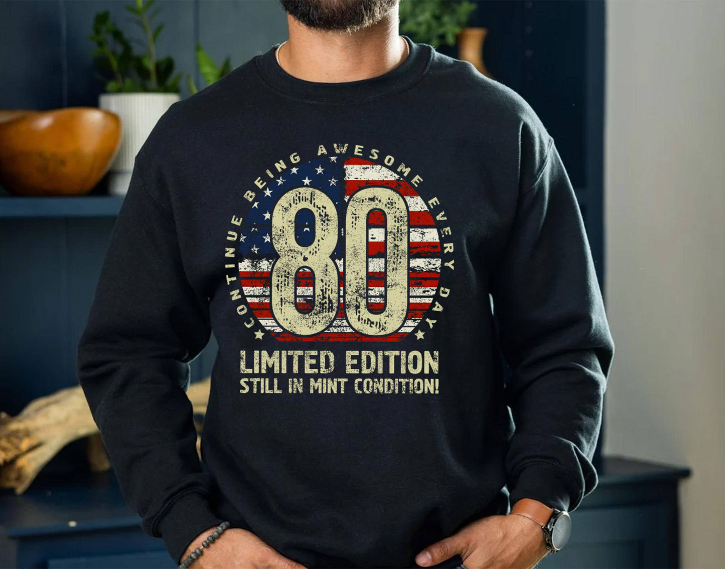 80th Birthday Shirt - Funny 80 Years Old Gift - Unique Birthday Present for Men & Women