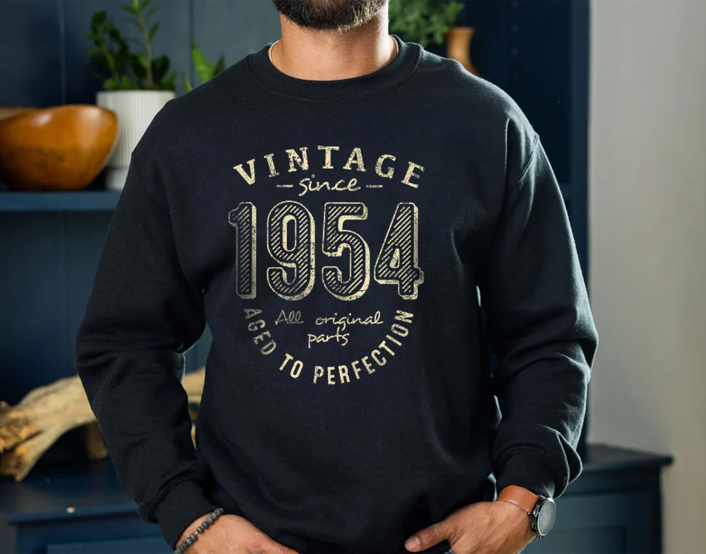 Vintage since 1954 birthday gift t-shirt for men or women, Aged to Perfection