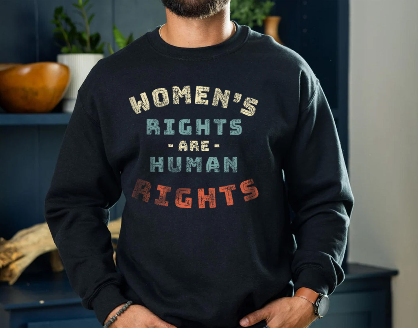 Womens Rights T-shirt for Man or Woman, Women's Rights are Human Rights Feminist Shirt, Protest Shirt for Her or Him