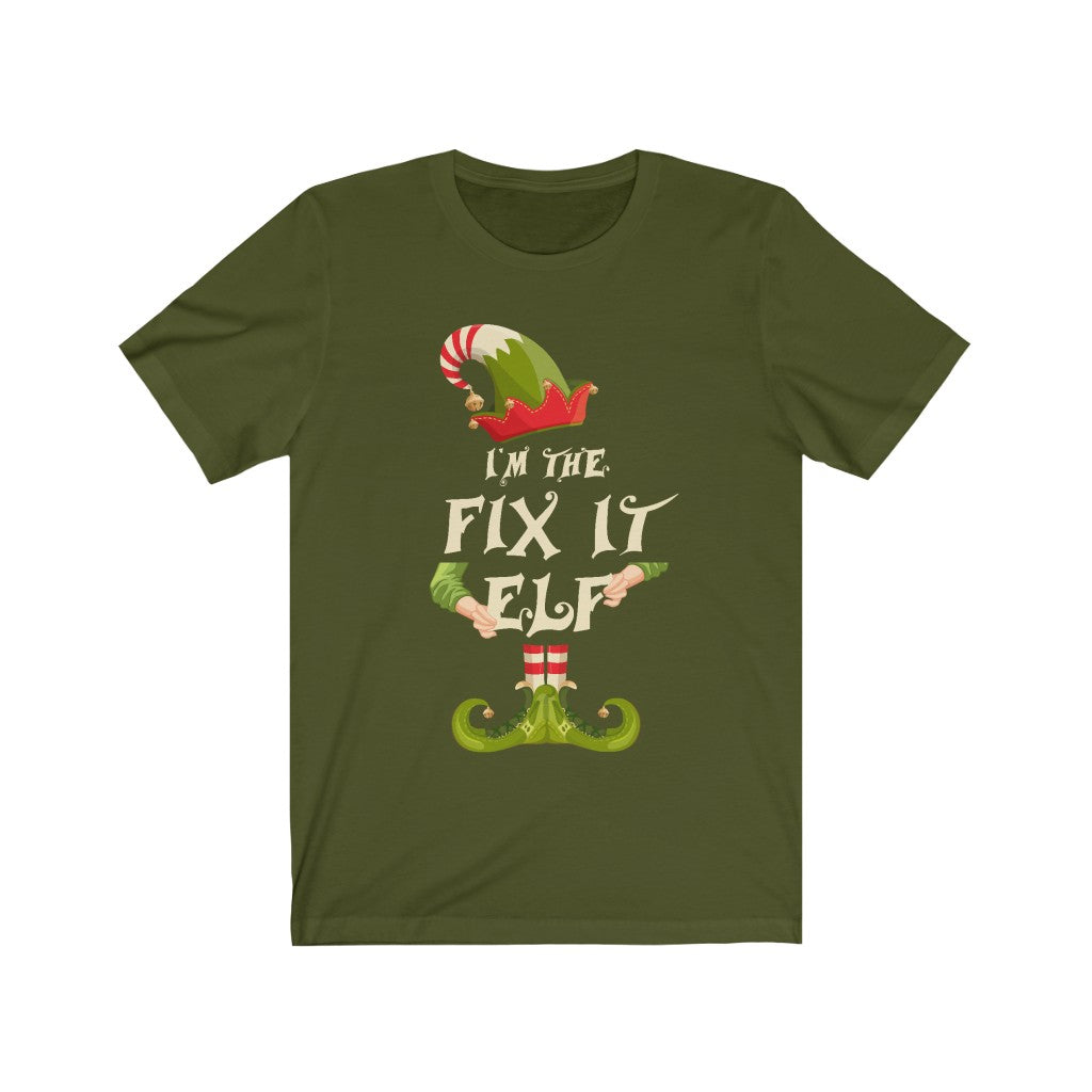 Christmas shirt for woman or man - I'm the fix it elf - family matching funny Christmas costume t-shirt - 37 Design Unit