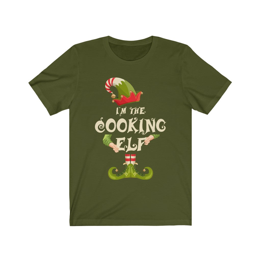 Christmas shirt for woman or man - I'm the cooking elf - family matching funny Christmas costume t-shirt - 37 Design Unit