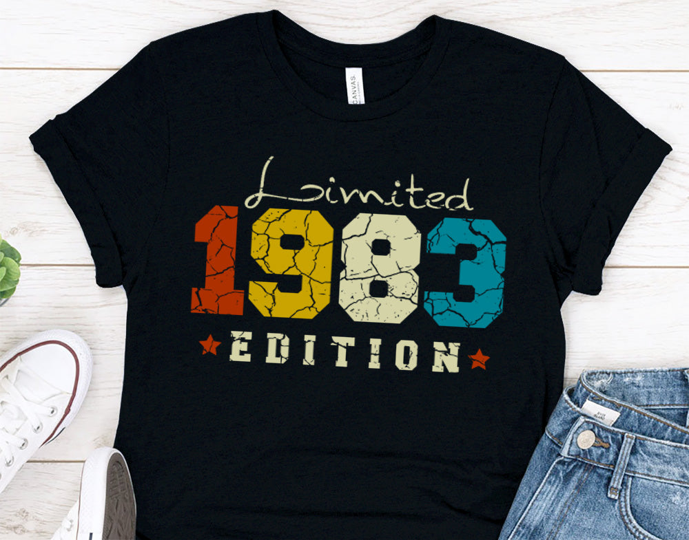 40th birthday gifts for women or men, Limited 1983 Edition Shirt for wife or husband - 37 Design Unit