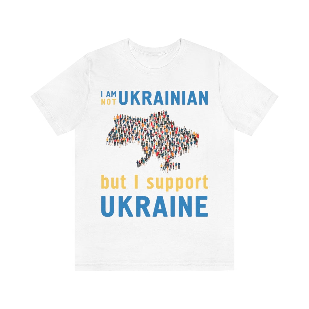 I Support Ukraine t-shirt for men or women - Stop war in Ukraine! - 37 Design Unit