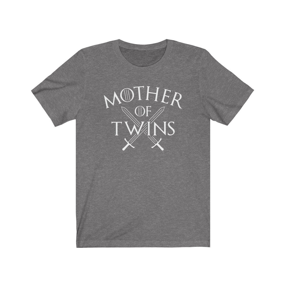 Mother of Twins Gift T-Shirt for Wife or Mother - Humorous GOT Shirt