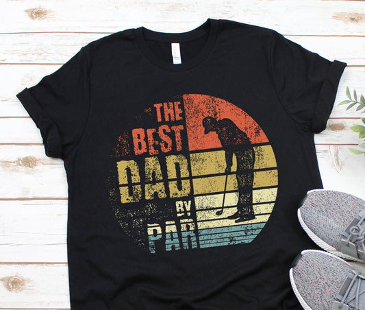 Best Dad By Par Gift Shirt for Dad or Husband, Golfing T-shirt for brother