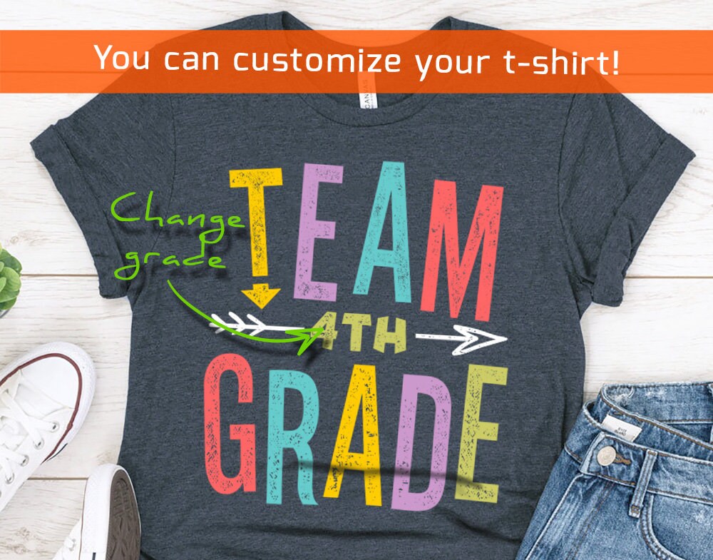 Team 4th Grade Teacher Squad Shirt - Fourth Grade Crew T-shirt