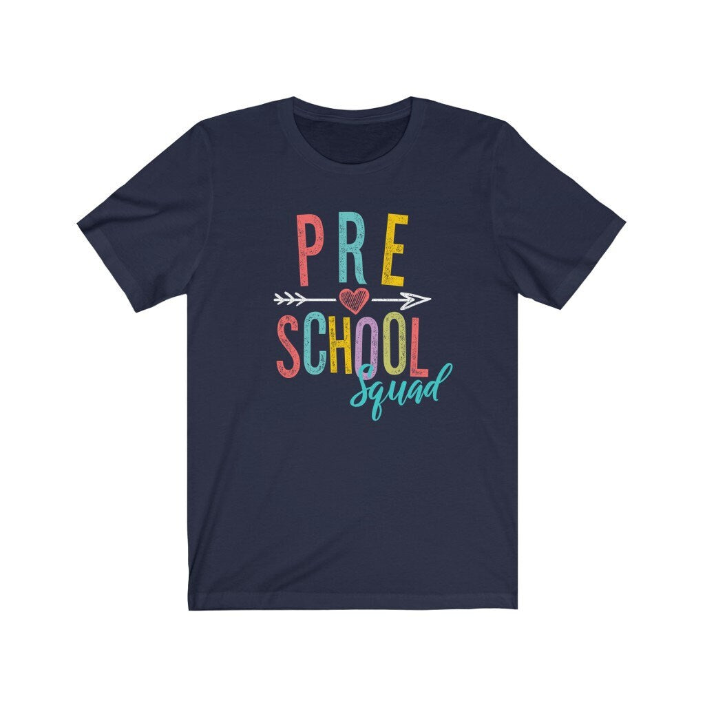 Pre School Squad Shirt, Teacher Team T-Shirts, Preschool Squad Tee, Teacher Team T-Shirts