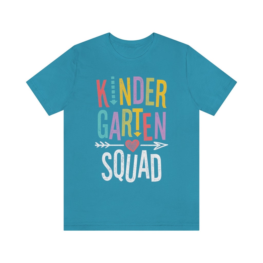 Kindergarten Squad Teacher T-Shirt - School Teacher team Shirt - 37 Design Unit