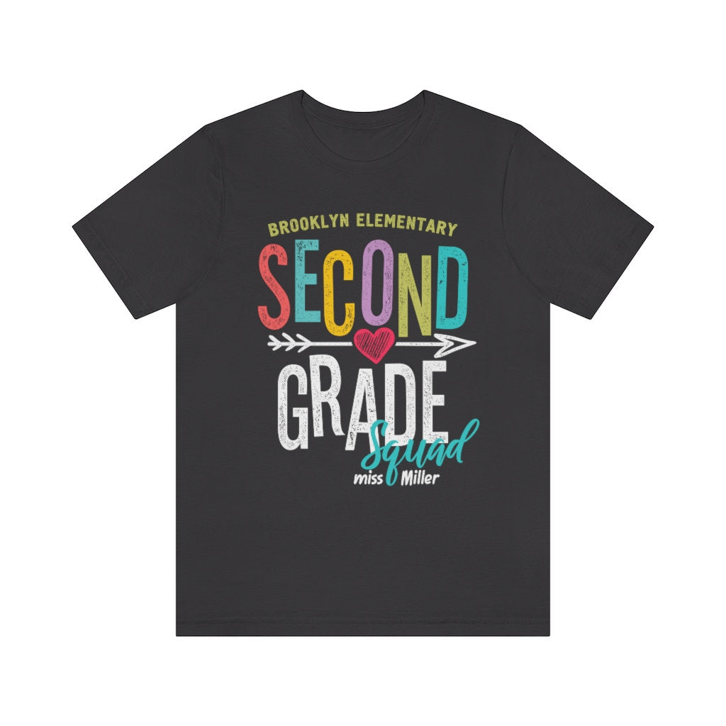 Personalized Second Grade Team Shirt - Teacher Crew Shirts