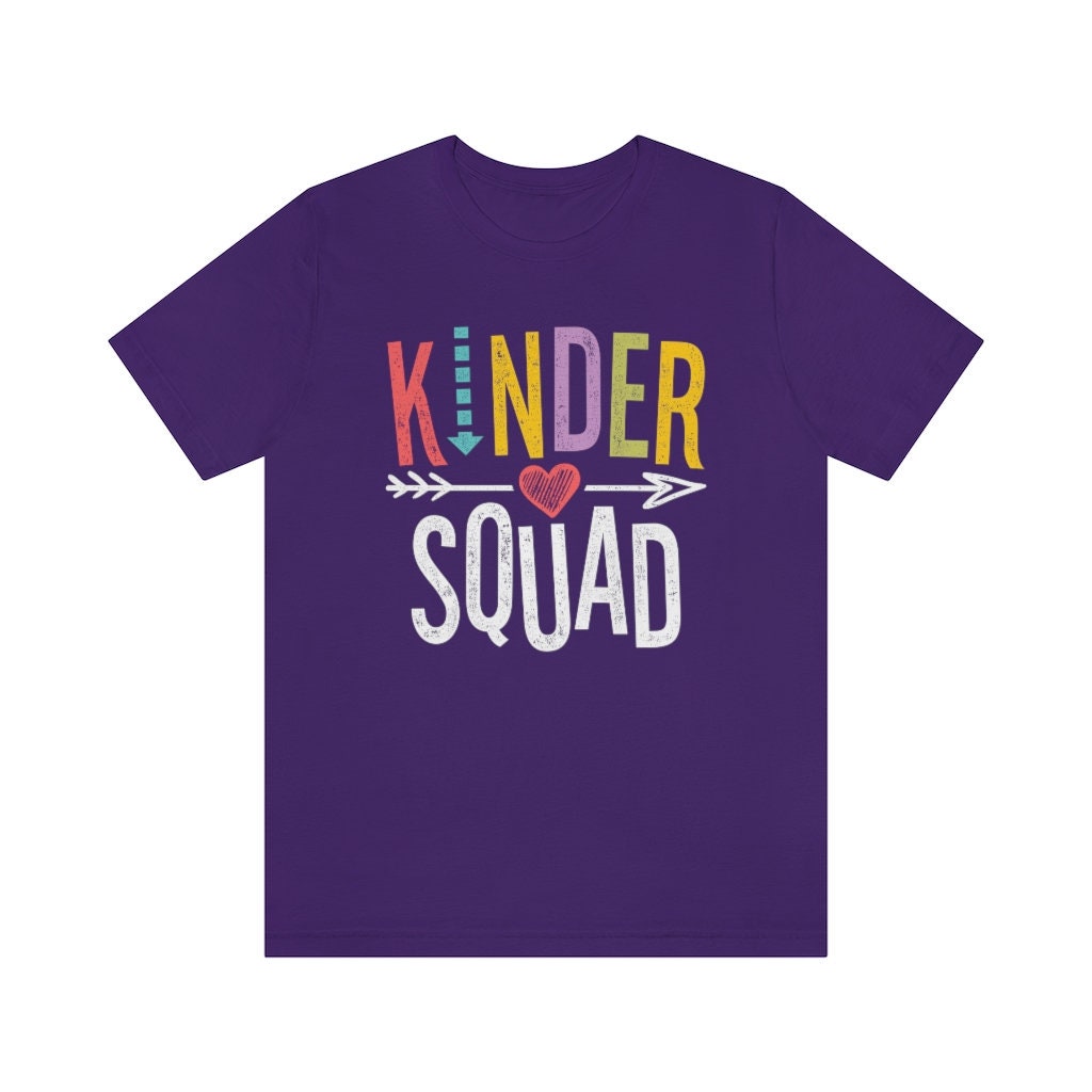 Kinder Squad T-Shirt for Teachers - Kindergarten Team Shirt