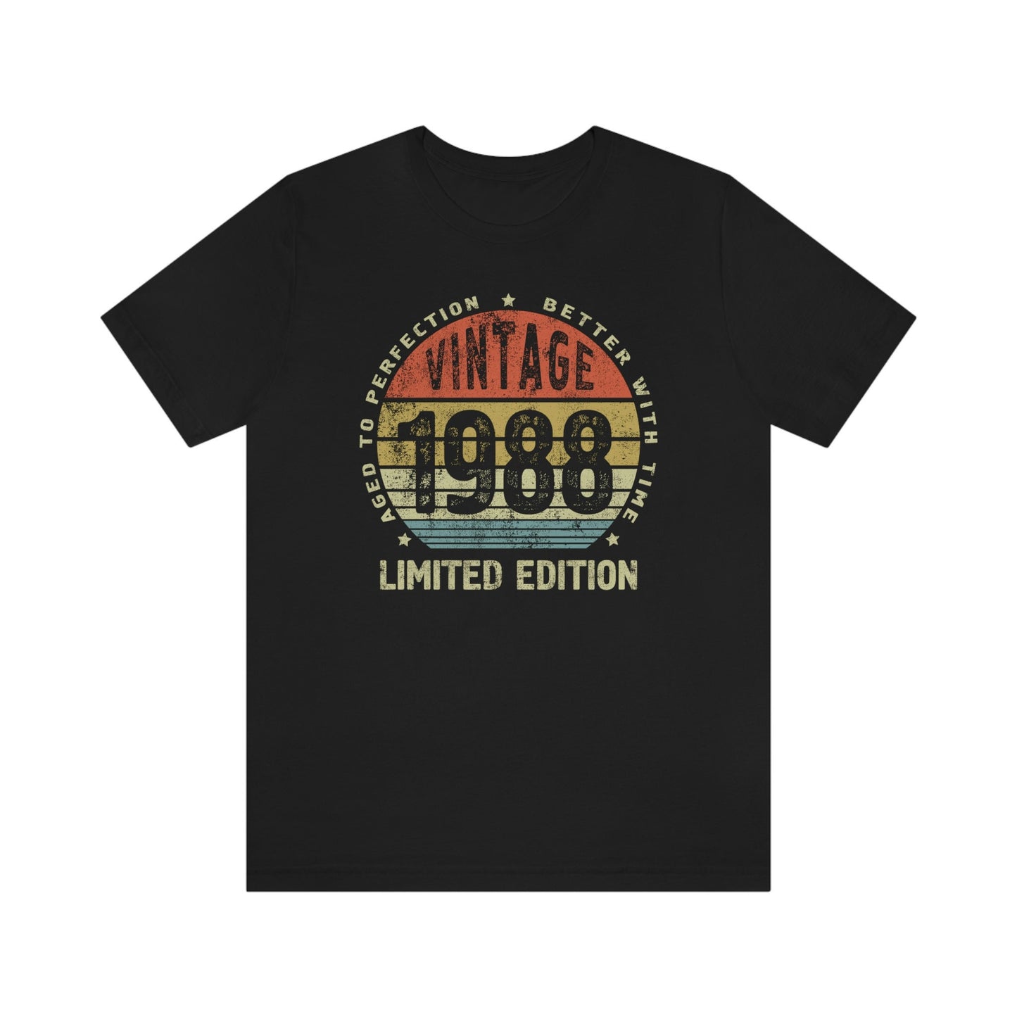 Vintage 1988 birthday gift t-shirt for women or men