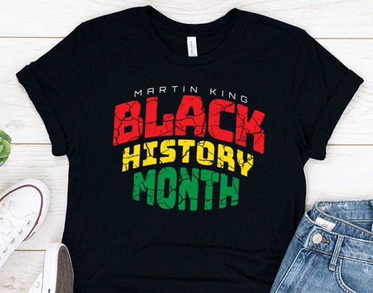 Black History Month t-shirt personalized with your name, Black Lives Matter