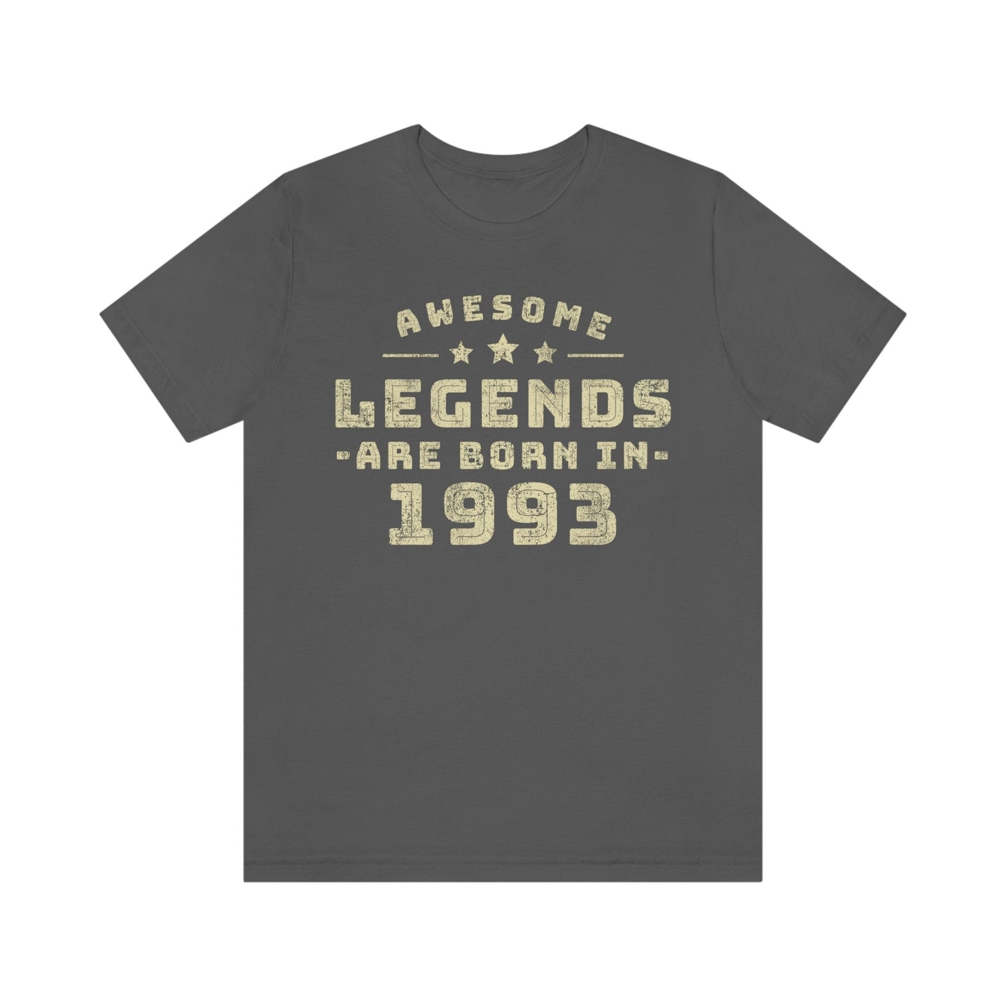 Birthday gift t-shirt for men or women, Awesome Legends are born in 1993 shirt for brother