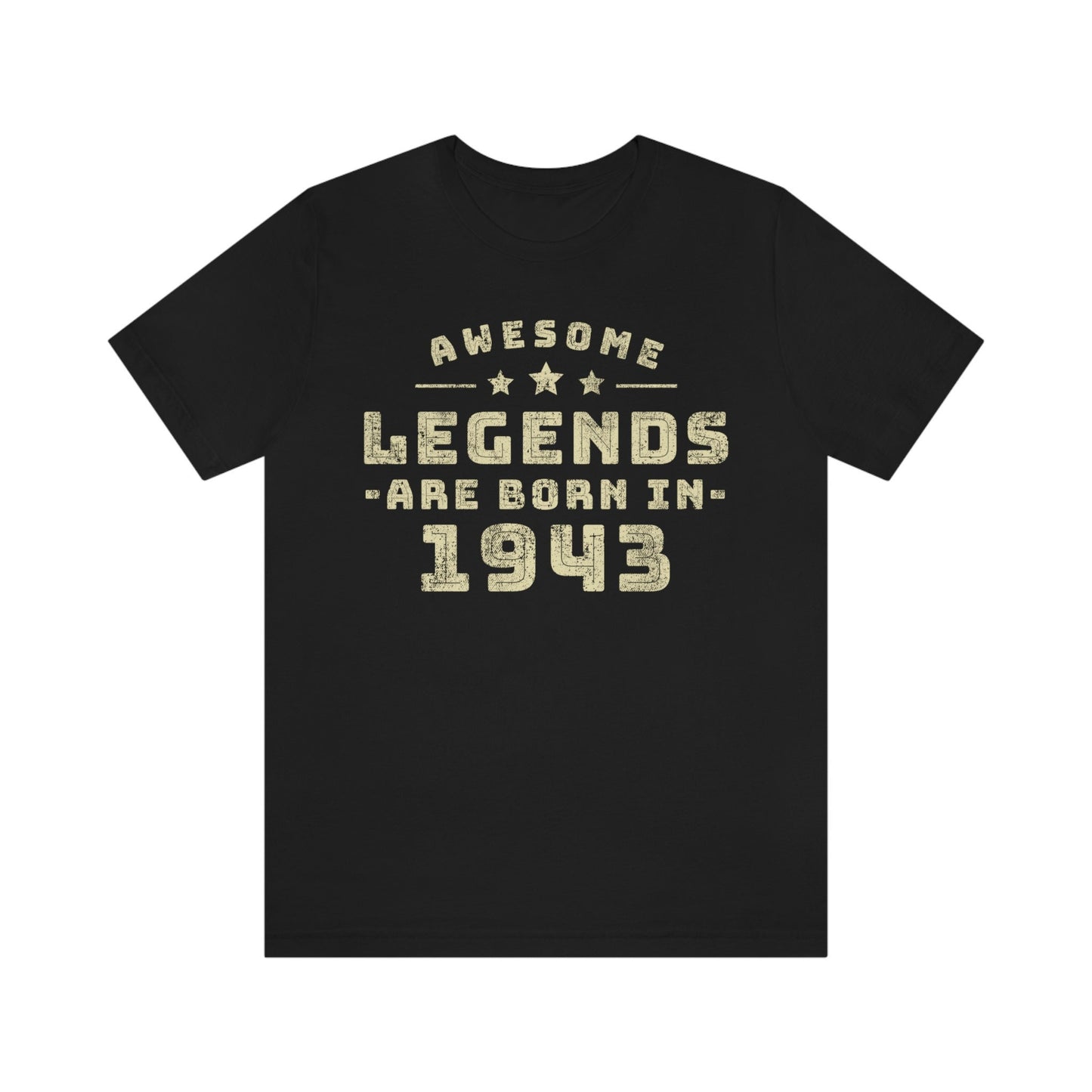 Awesome Legends are born in 1943 birthday shirt for men or women, Gift shirt for wife or husband