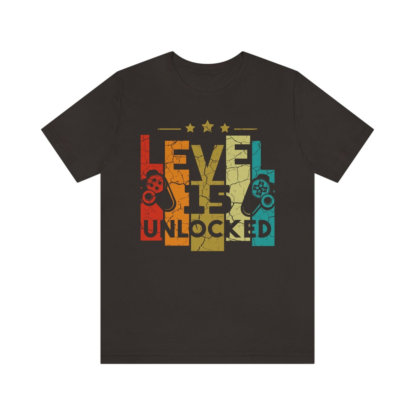 Level 15 Unlocked gift T-Shirt for Son or Daughter