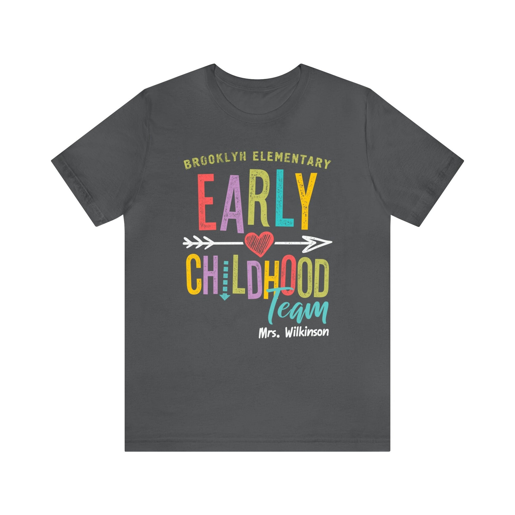 Early Childhood Teacher Team Shirt - Teacher Crew Shirts - Personalized any Grade Teacher Team - 37 Design Unit