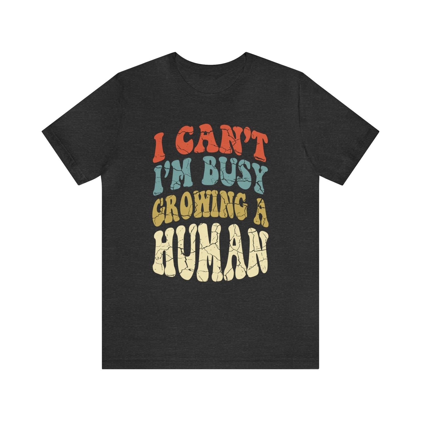 Funny Mom Gift T-Shirt, Growing a Human tee, Funny Pregnancy Announcement Shirt - 37 Design Unit