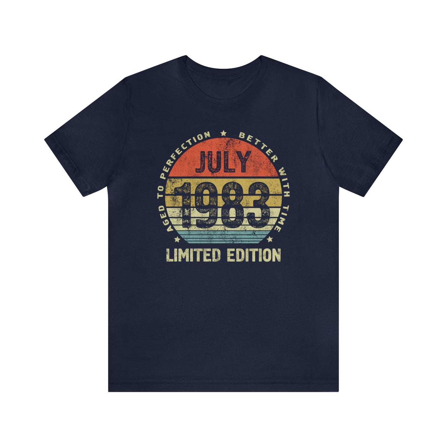 July 1983 birthday gift t-shirt for women or men, birthday shirt for wife or husband