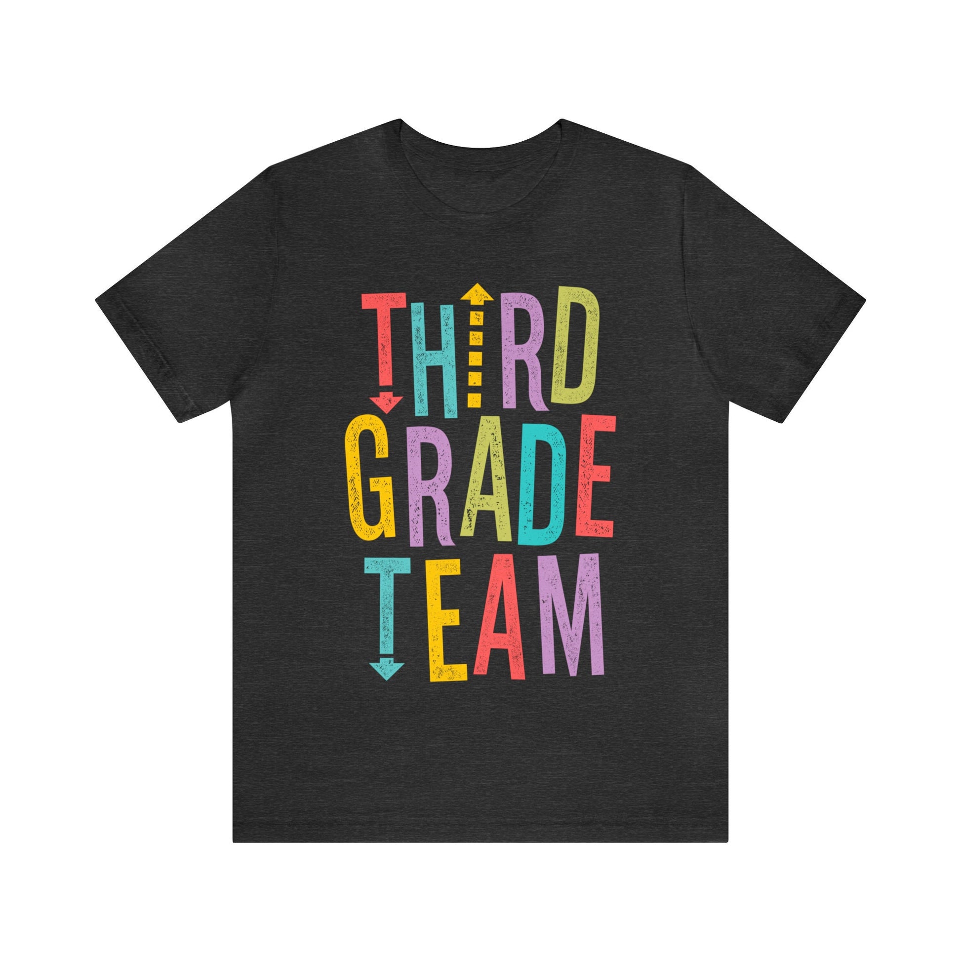 Third Grade Team T-Shirt - Personalized Teacher Squad Shirts - 37 Design Unit