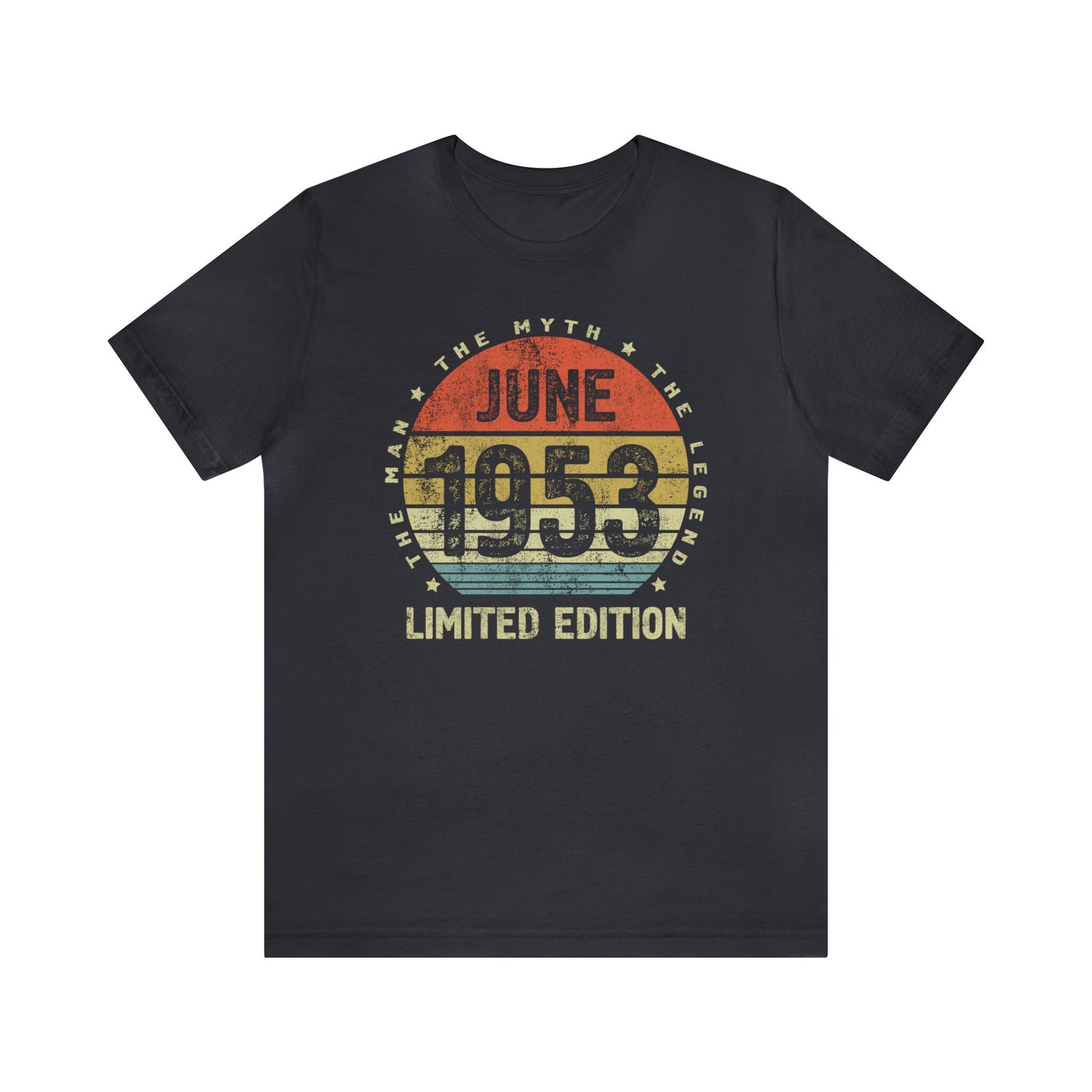 June 1953 birthday shirt for Husband or dad, Born in 1953 gift t-shirt for men