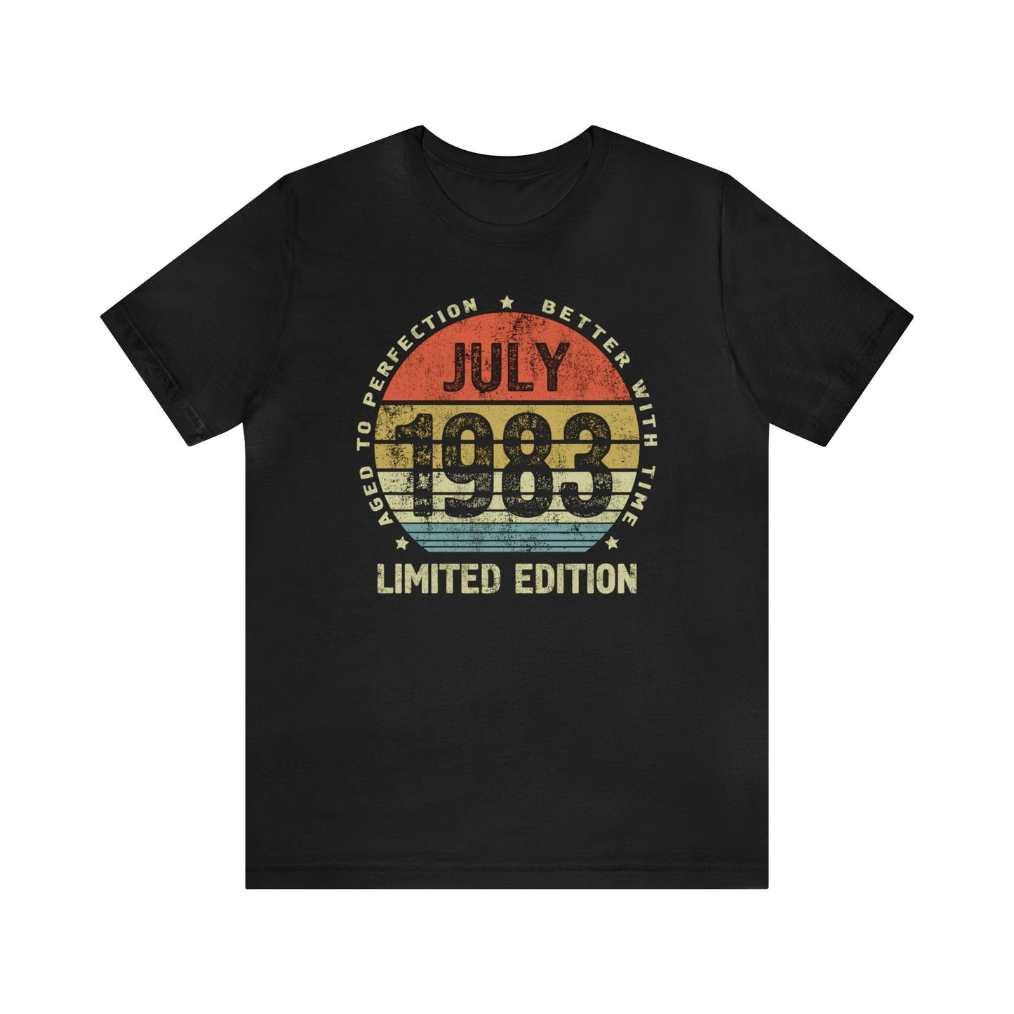 July 1983 birthday gift t-shirt for women or men, birthday shirt for wife or husband