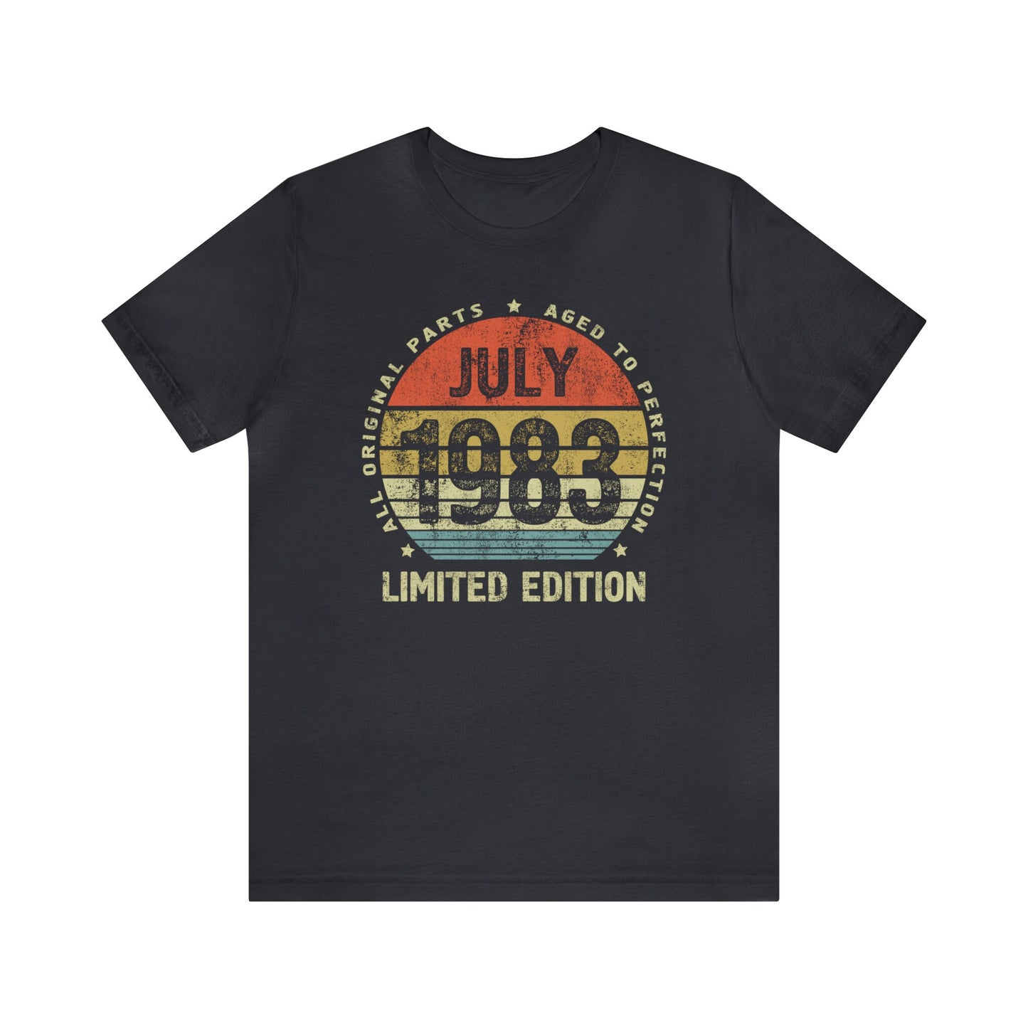 July 1983 birthday gift t-shirt for women or men,  shirt for sister or brother